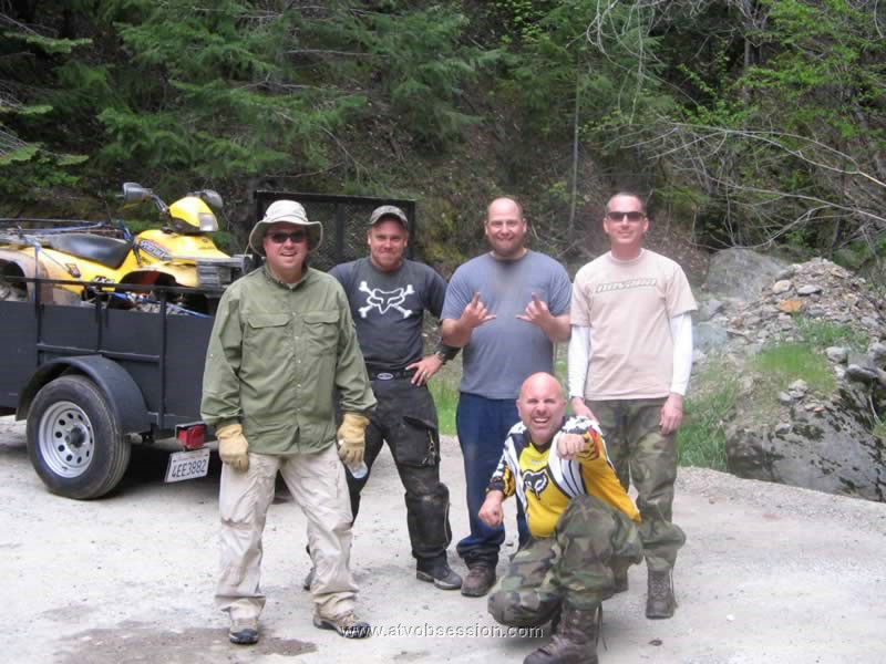 70. Steve, Jack, Larry, Ken and Terry on Steve's first ATV ride..jpg