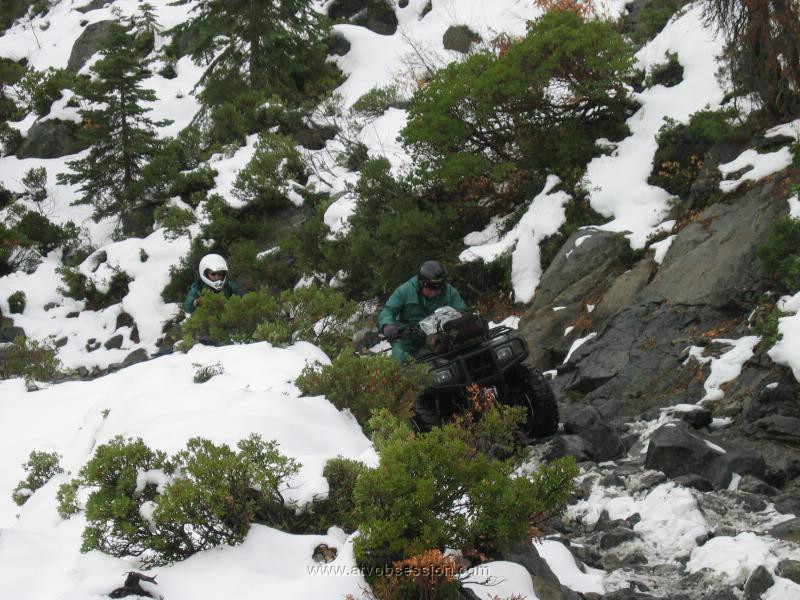 51. Terry and Dusty coming up the hill.jpg