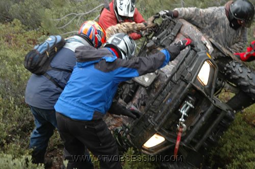 13. The ATV is rolled off Cody..jpg