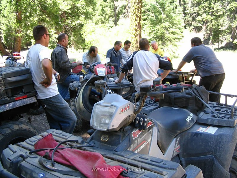 047. Stanton helps explain how to get to Gold Lake..Steve's goal..jpg