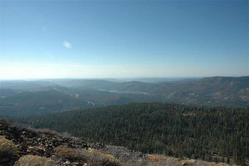 44. Lake Spaulding in the background with a snaking I-80..jpg