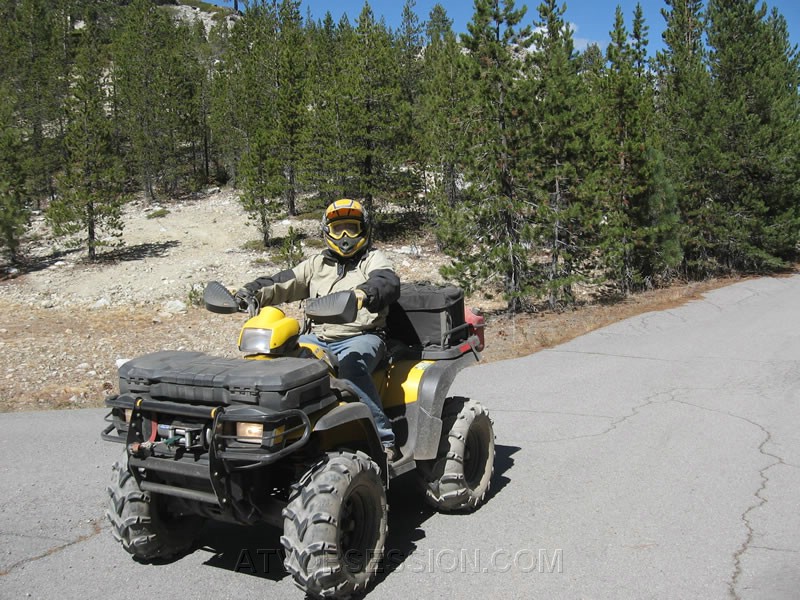 041. Mr. Bill at the asphalt at the end of the road..jpg