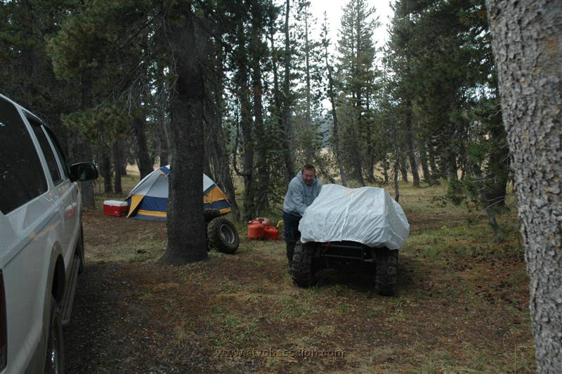 110. Hey Bill, it's raining, are you going to protect your tent....ah..no, just the quad..jpg