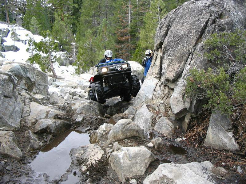 072. Terry through another tricky section..jpg