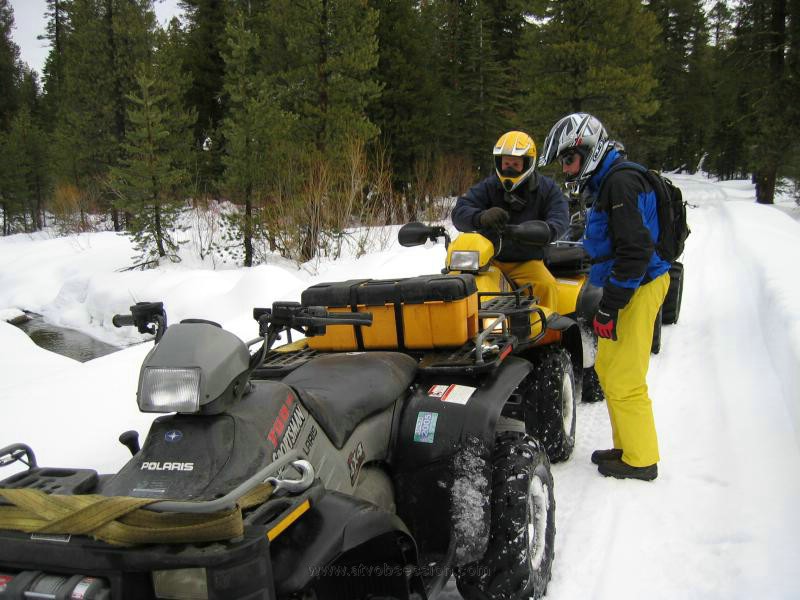 137. On the trail. Stopped on the Old Car Wash Bridge..jpg