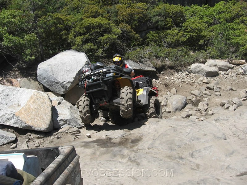 063. Bill going through my favorite part of the Rubicon, just before the Slab..jpg
