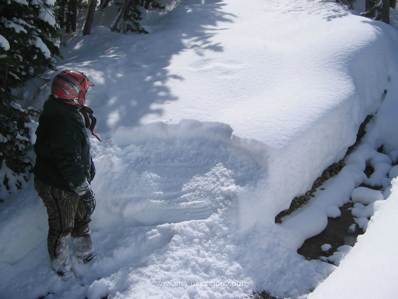 086. We hit a creek with 4 foot banks...Larry tried to 'smooth' it out...LOL..jpg
